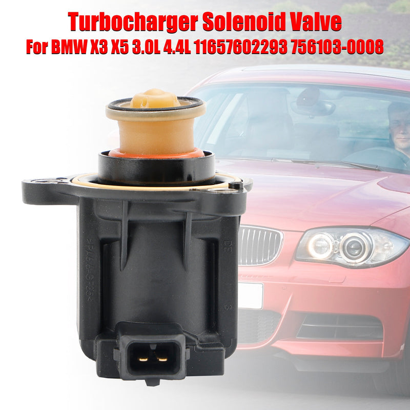 BMW X3 X5 3.0L 4.4L 11657602293 756103-0008 Turboahtimen solenoidiventtiili