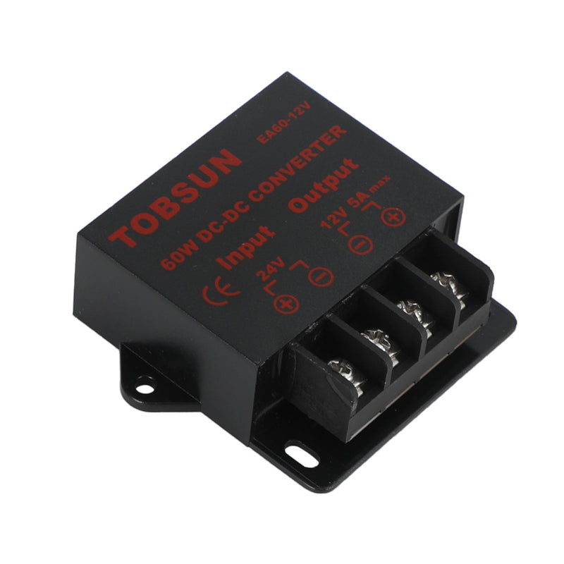 DC spenningsregulator Buck Converter DC 24V til DC 12V 5A 60W Step Down Reducer