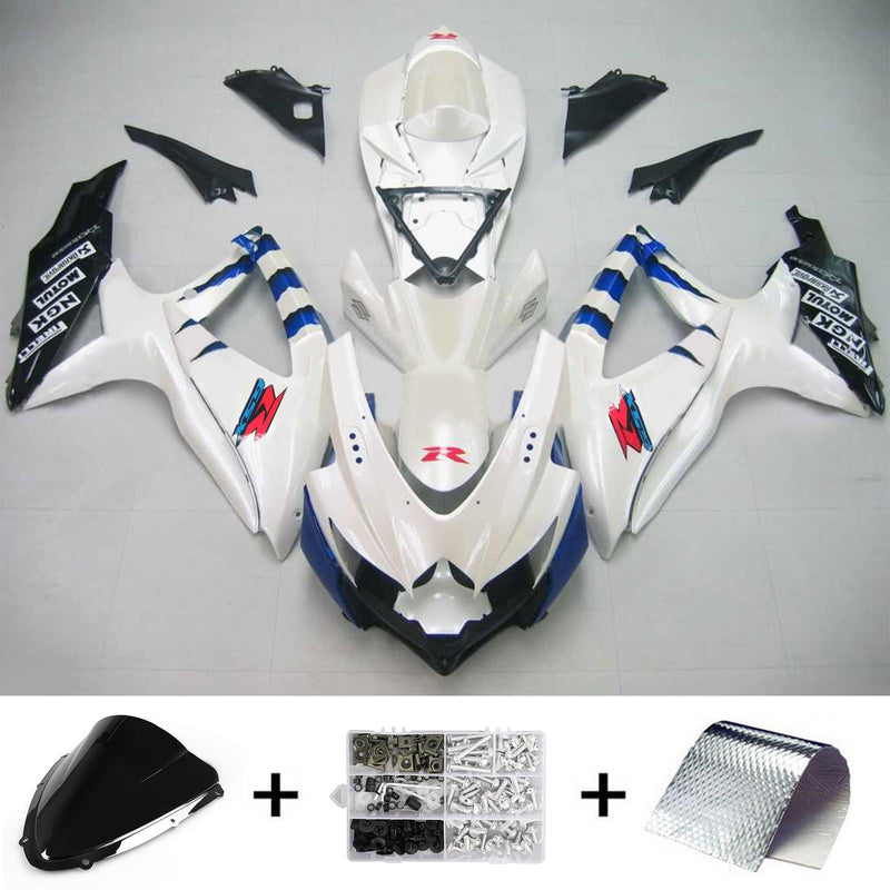 Suzuki GSXR 600/750 2008-2010 kåpesett karosseri plast ABS