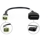 Kawasaki motorsykkelscooter ATV-kabel OBD2 6-pins diagnosekoblingsadapter