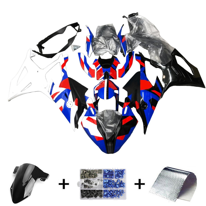 Conjunto de carenagem Amotopart BMW M1000RR S1000RR 2019-2022 corpo plástico ABS