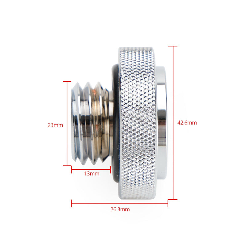 Tapón de llenado de aceite Billet para Bonneville T120 Scrambler Street Twin Cup, negro