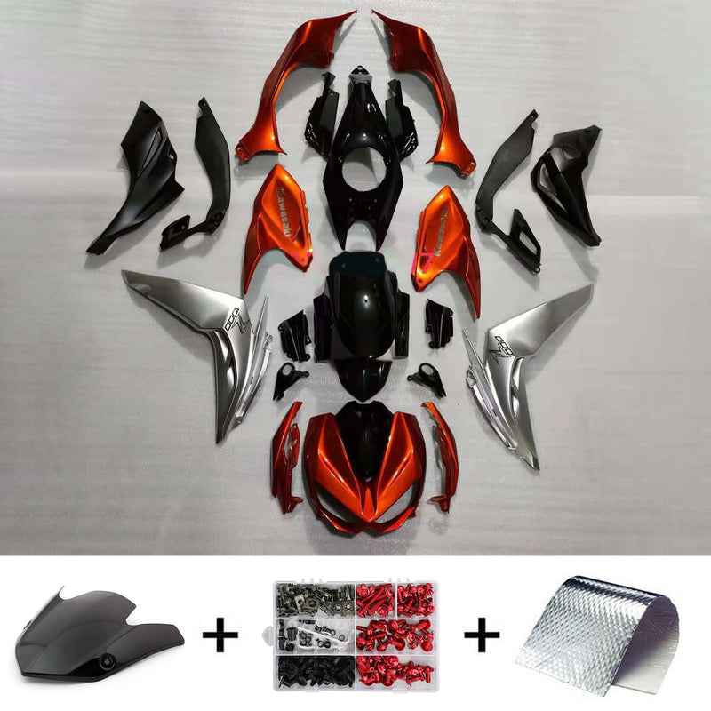 Amotopart kåpa Set för Kawasaki Z1000 2014-2017 Body Plastic ABS