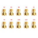 10/set Round Head Main Jet 4mm GY6 50cc 139QMB Scooter Moped Keihin Carb 82-105