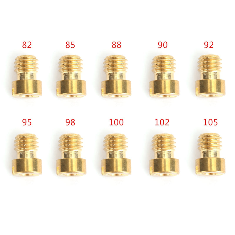 10/set Round Head Main Jet 4mm GY6 50cc 139QMB Scooter Moped Keihin Carb 82-105