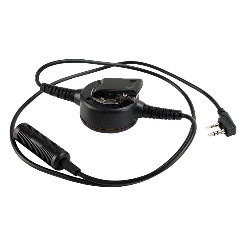 Fone de ouvido ajustável com microfone de garganta Z-Tático para Kenwood TK-208 TK-220 TK-240 TK-248