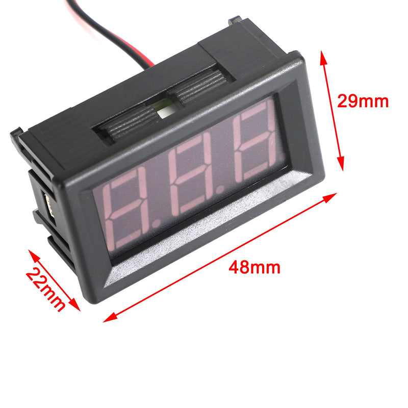 5 Stück DC5-120V 0,56" 2-Draht-LED-Digitalanzeigetafel Voltmeter Volt Tester