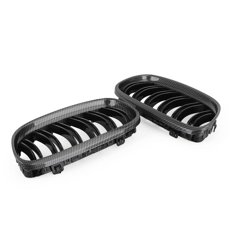 Njurgrill fram kolfiber lämplig för BMW E90/E91 LCI 3-serien 2008-2012 Generic