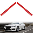 #B Farbunterstützung Grill Bar V. Klammerverpackung für BMW G01 G02 G05 G06 G07 G30 G38 Blau