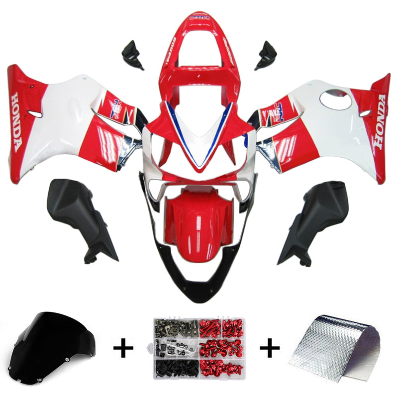 Amotopart Honda CBR600 F4i 2001-2003 Juego de carenado Cuerpo Plástico ABS