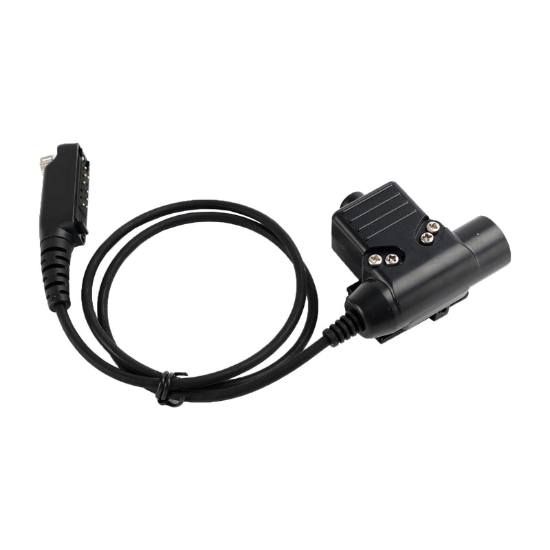 Conector de montaje trasero 7,1-C7, auriculares tácticos de 6 pines U94 PTT para STP8040 STP8080 STP9000