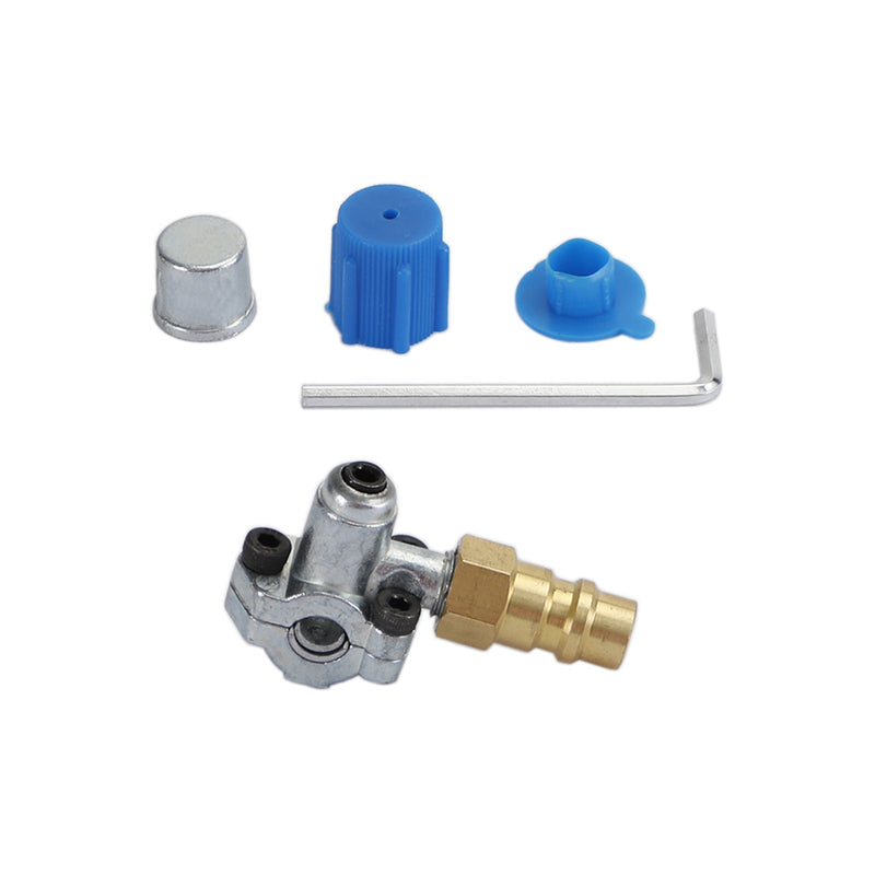 Für Kältemittel R12 R22 R134A A/C Nachrüstventil &amp; BPV31 Bullet Piercing Tap Kits