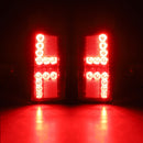 LED-baklys bremselys for Polaris Ranger Crew XP 1000 2018-2021 2413766 Rød