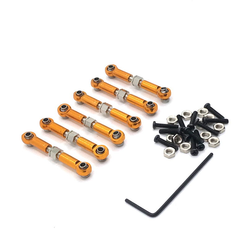 Piezas de modificación de barra de acoplamiento ajustable para coche Wltoys A959 A969 A979 K929 1/18 RC