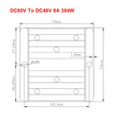 DC/DC Buck Step-Down modul 60V til 48V 8A strømforsyningskonverter regulator