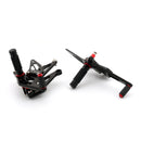 Sistema de apoio para os pés ajustável CNC sistema de apoio para os pés para Kawasaki Ninja Z 1000 2017 Genérico