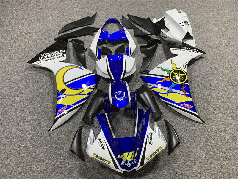 Amotopart Yamaha YZF 1000 R1 2009-2011 Juego de carenado, carrocería, plástico, ABS