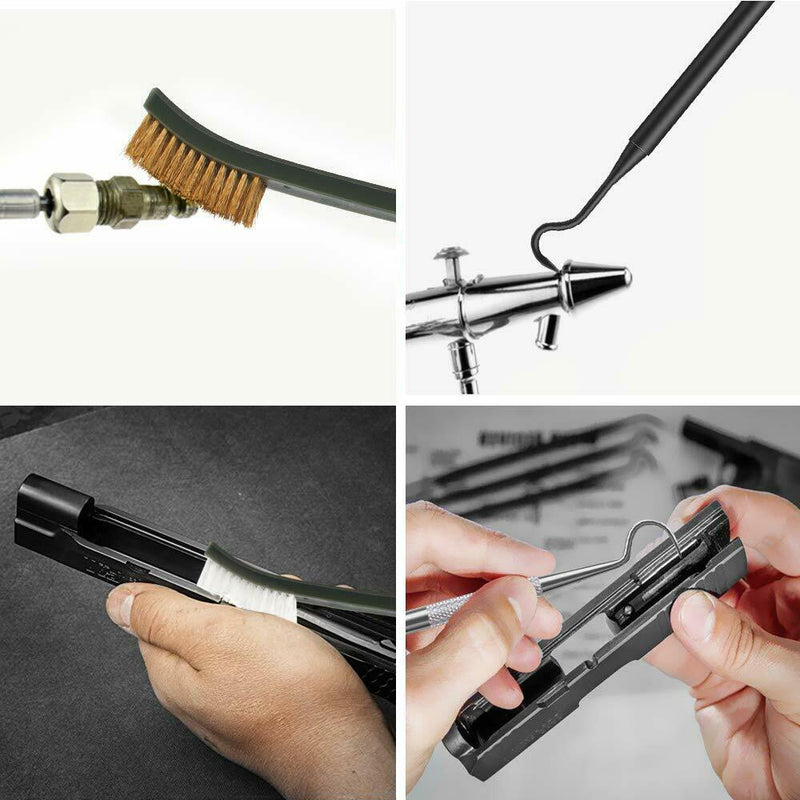 Rifle Pistol Handgun Shotgun 9X Cleaning Set Gun Brush Waffenreinigungsset