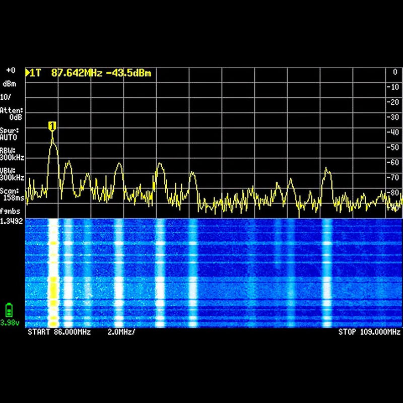 4" LCD Touch for TinySA ULTRA håndholdt Tiny Spectrum Analyzer 100K-5,3GHz