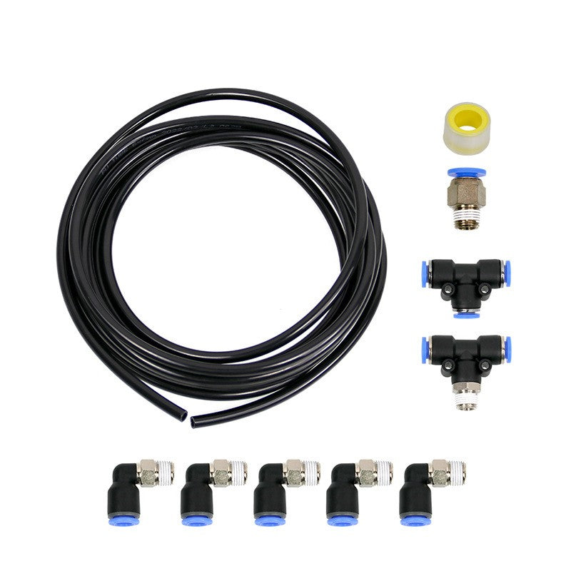 Kit de conector de vácuo preto PUSH LOCK Turbo Wastegate e solenóide para veículos turbo genéricos