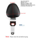 Respaldo del conductor para Indian Scout 2015-2018 Scout Sixty 2016-2018 Negro Genérico