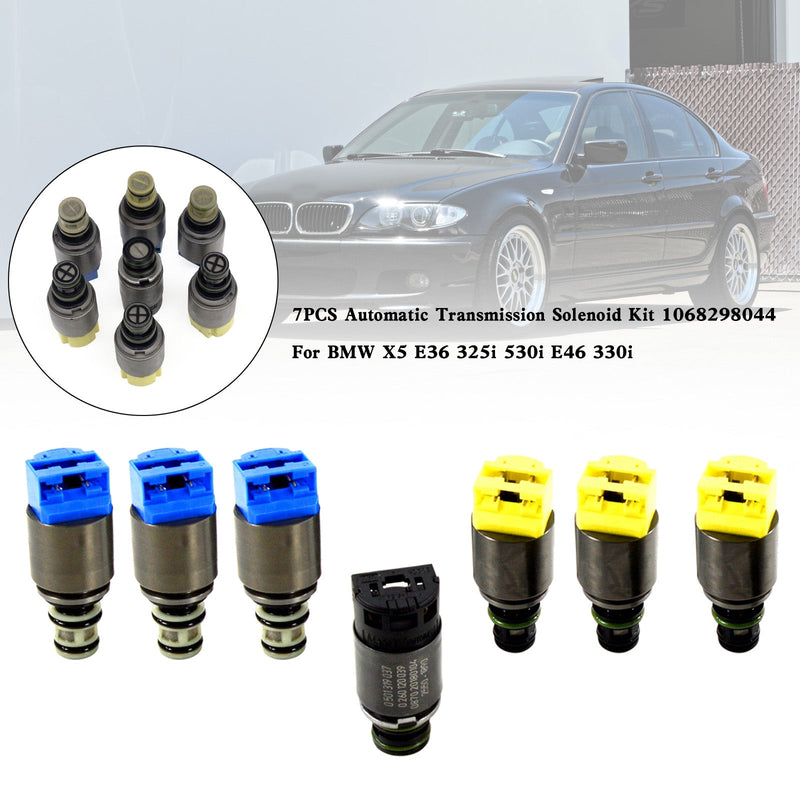 Kit de válvula solenoide para transmisión automática, 7 Uds., 1068298044, para BMW X5 E36 325i 530i E46