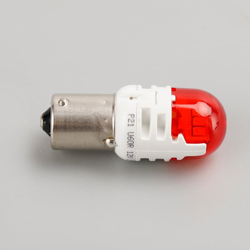 Para Philips 11498RU60X2 Ultinon Pro6000 LED-RED P21W vermelho intenso 75lm