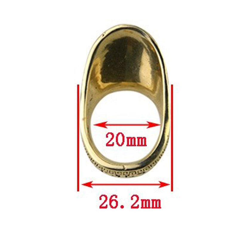 Bogenschießen 20 mm Kupfer Daumenring Fingerschutz Schutzausrüstung Bogenjagd