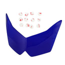 Capa protetora da lente do farol dianteiro se encaixa Kawasaki Ninja Z1000 07-09 Azul Genérico
