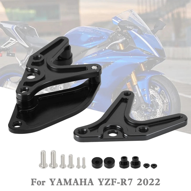 Yamaha YZF-R7 R7 2022 aluminium motorcykelställ krok kedjehjul tåskydd