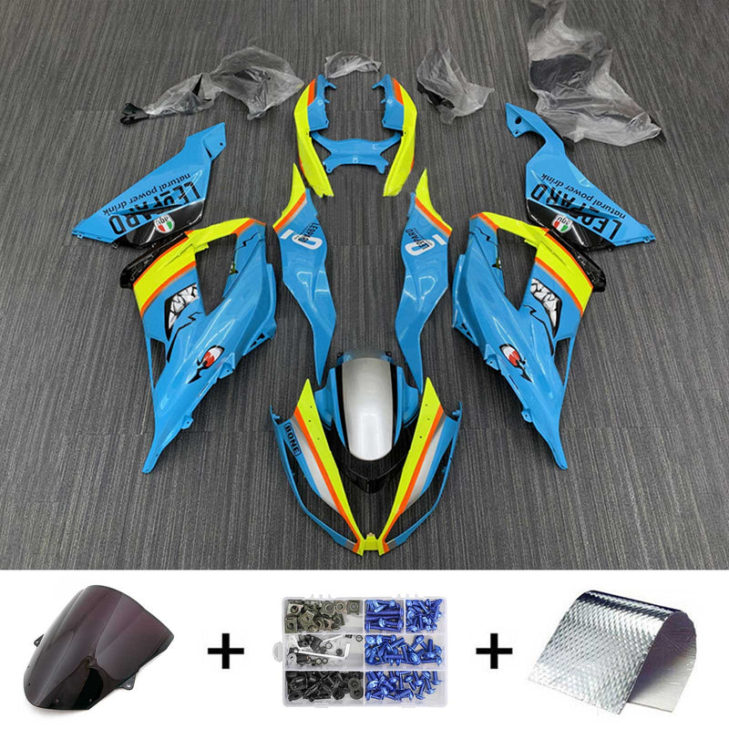 Kit de carenagem Amotopart Kawasaki ZX6R 636 2013-2018 corpo plástico ABS