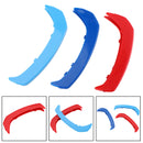 Tri-farge front grill deksellister klips trim for BMW GT3 9 griller