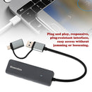 Dokovací stanice Type-C+USB Interface Hub PD100W pro Windows Mac OS Linux