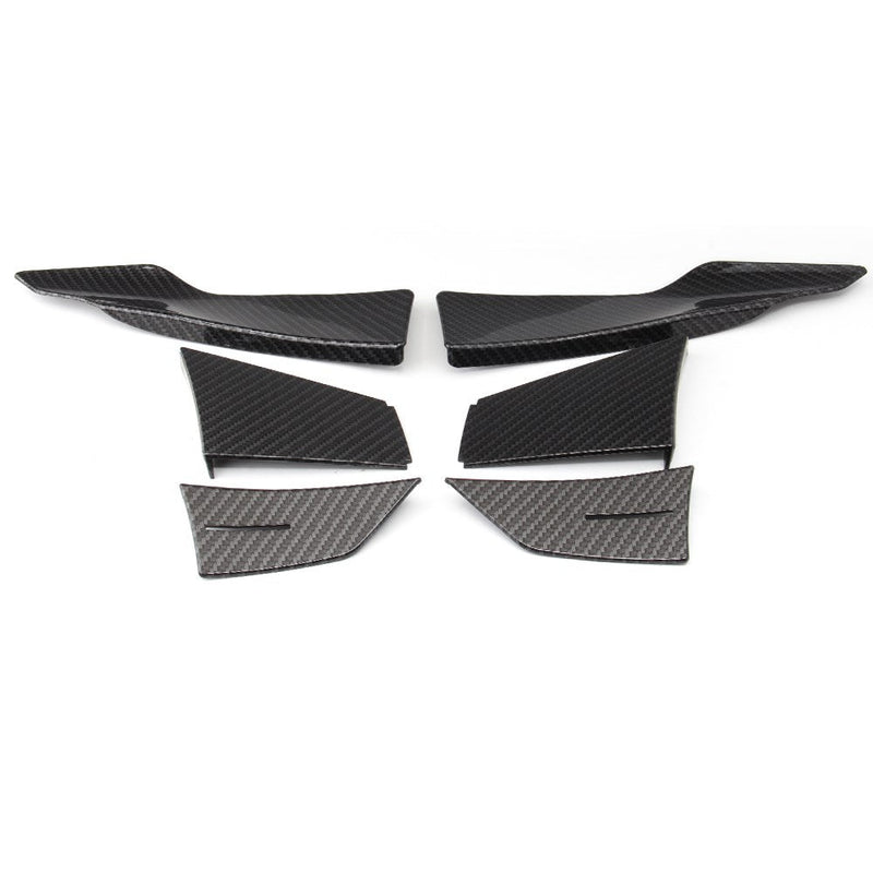 Kohlefaser-Frontlippen-Splitter-Flossen-Körperspoiler passend für BMW 3er F80 M3 15–19 Generic