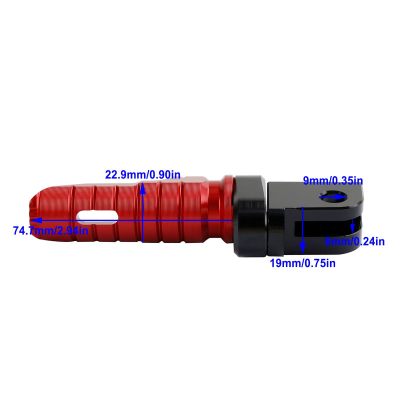 Estribo del reposapiés delantero para INTERCEPTOR 650 2018-2023, Hunter 350 2022-2023