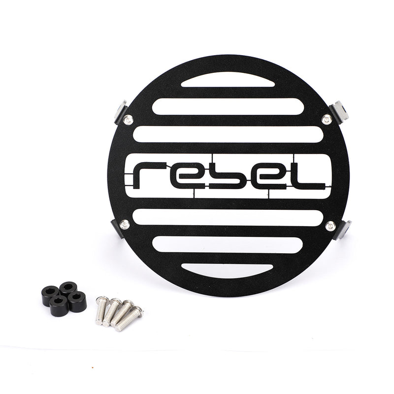 REJILLA PROTECTORA TAPA FARO NEGRA APTO PARA HONDA REBEL CMX 500 300 19-2020 Genérico