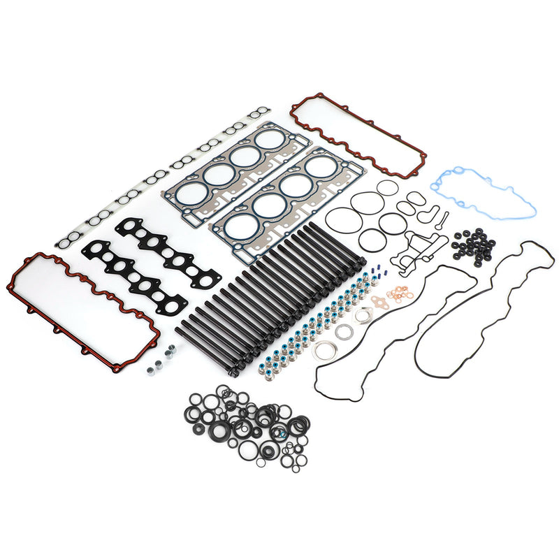 2003-2005 Ford Excursion 6.0L V8 Diesel 18 mm cylinderhuvudsbultsats och huvudpackning