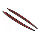 Front Strålkastare Ögonbrynsskydd Trim Svart för VW Golf MK7 Golf R GTI GTD Generic