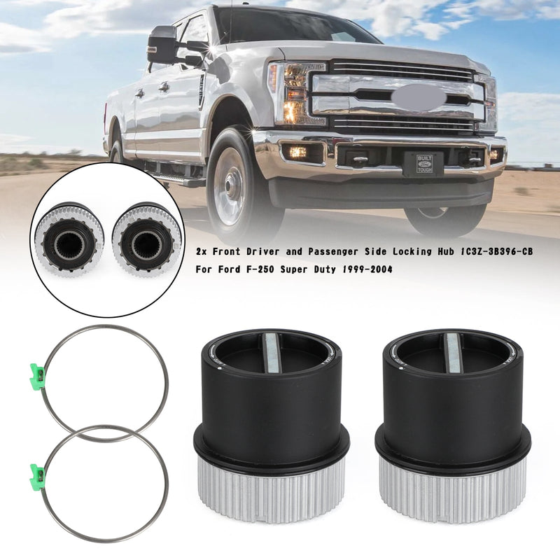 2x Ford F-250 Super Duty 1999-2004 etulukitusnapa 1C3Z-3B396-CB Fedex Express