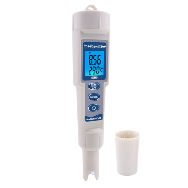 4In1 PH/TDS/EC/Temperature Meter Digital Water Quality Monitoring Tester Test Tool