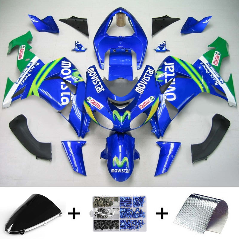 Kåpesett for Kawasaki ZX10R 2006-2007 Generisk