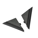 Faixas de cobertura dos retrovisores esquerdo e direito em preto brilhante para Fiat 500 2012-2017 Genérico