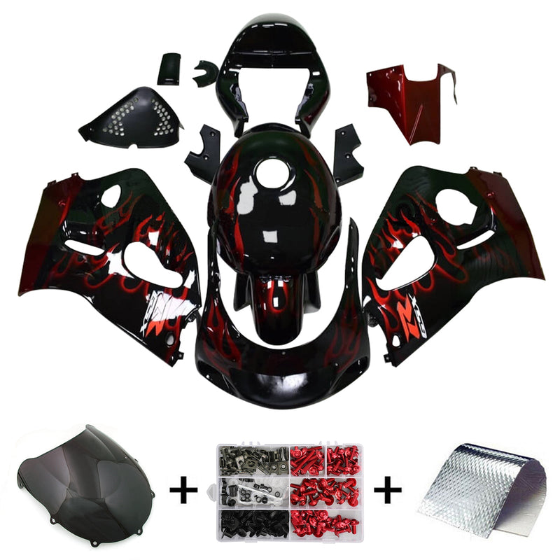 Amotopart Suzuki GSXR600 1996-2000 GSXR750 1996-1999 Fairing Set Body