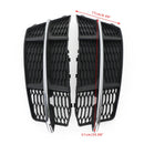 Grade inferior do para-choque dianteiro compatível com Audi A6 C7 S-Line 2016-2018 preto cromado