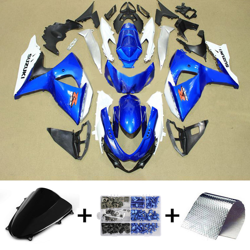 Amotopart Suzuki GSXR1000 2009-2016 K9 kåpesett Body Plastic ABS