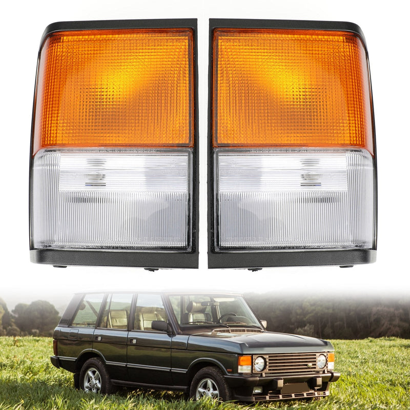 Lâmpadas de canto clássicas Land Rover Range Rover 1987-1995 novas transparentes genéricas
