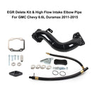 GMC Chevy 6.6L Duramax 11-15 EGR Delete Kit e coletor de admissão de alto fluxo