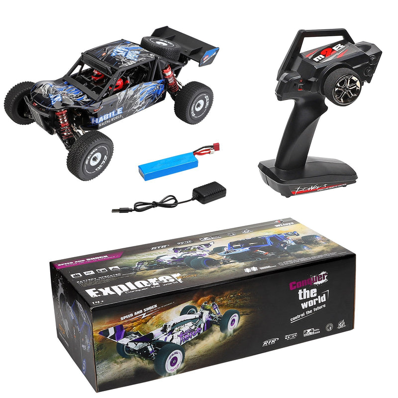 Wltoys 124018 RC samochód wyścigowy 60 km/h 1/12 2,4 GHz Off-Road Drift RTR 4WD Zabawka prezent