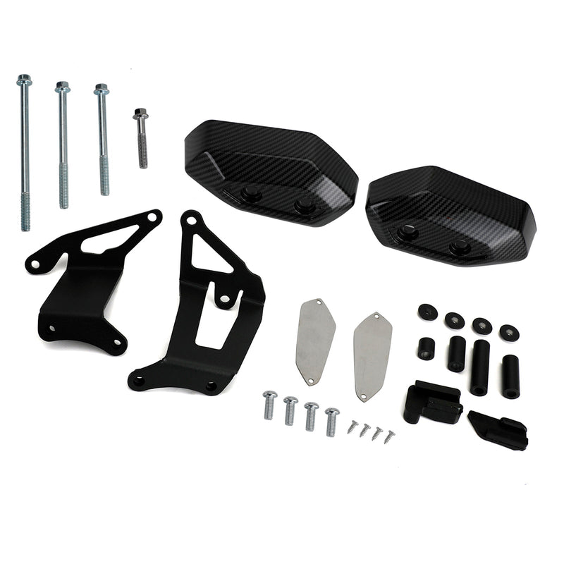 YAMAHA YZF R15 V4 2021-2023 plastikowe osłony silnika slider carbon