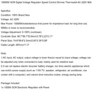 10000W SCR Digital Spændingsregulator Hastighedsregulator Dimmer Termostat AC 220V 80A